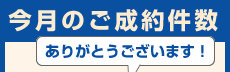 今月の解体工事ご成約件数